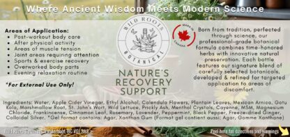Nature's Recovery Support - Botanical Wellness Spray -120ml - Image 2