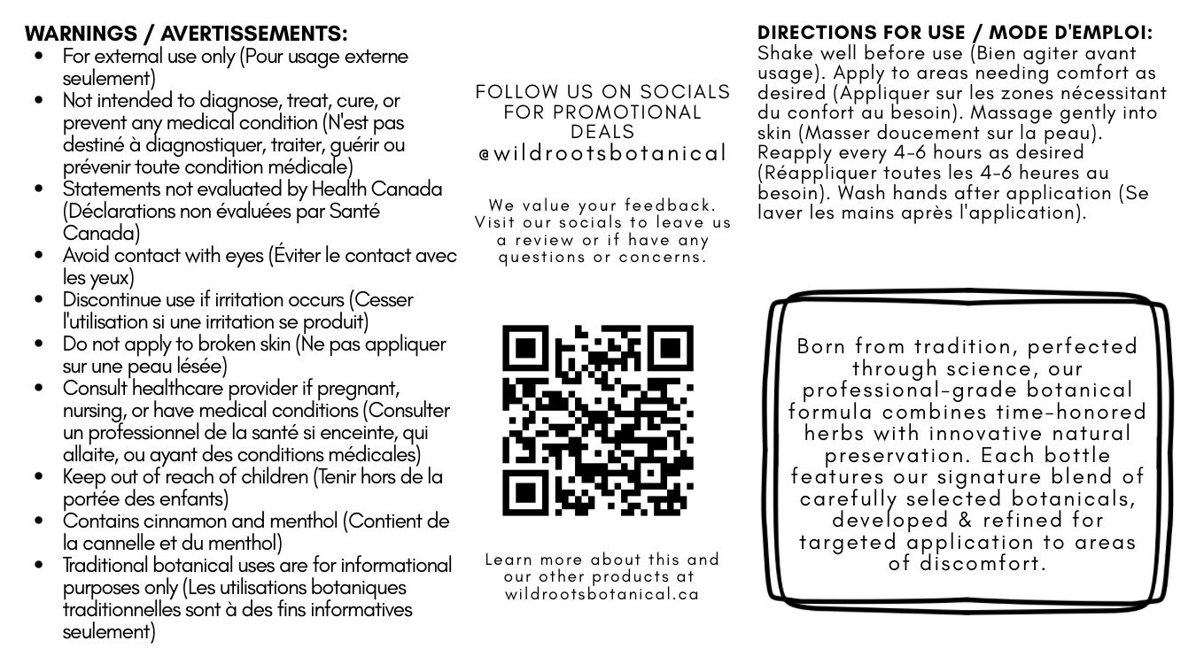 Nature's Recovery Support- Botanical Wellness Gel - 100ml - Image 3